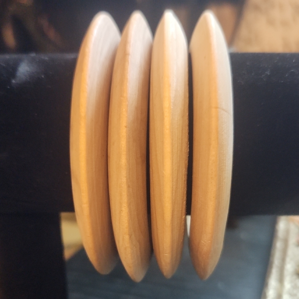 *SOLD*- Wooden Bangle Bracelet Set